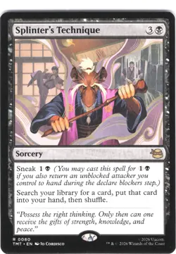 Splinter's Technique #80 Teenage Mutant Ninja Turtles Regular Rare - Image 1