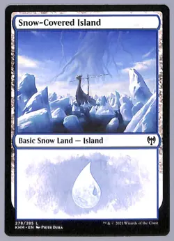 2x Snow-Covered Island - 278 - Kaldheim (KHM) MTG - Image 1