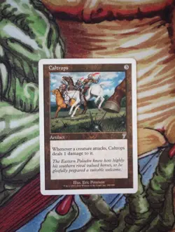 Caltrops Near Mint, English 7th Edition Magic MTG - Image 1