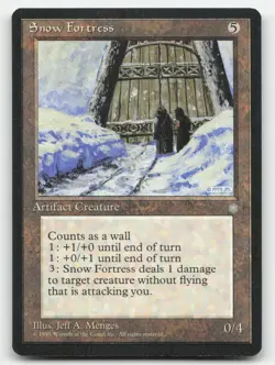 MTG Ice Age - Snow Fortress NM - Image 1