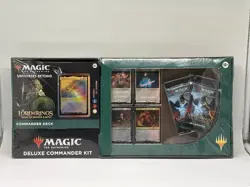 Magic The Gathering Deluxe Commander Deck Kit Set Lord Of The Rings * Sealed * - Image 1