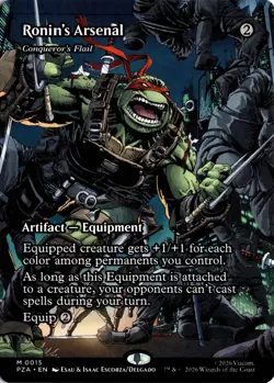 Ronin's Arsenal - Conqueror's Flail (Borderless) 15 PZA Ninja Turtles Bonus NM - Image 1