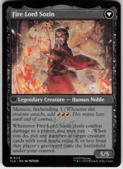 MTG The Rise of Sozin Normal NM Avatar: The Last Airbender Magic 117 - Image 2