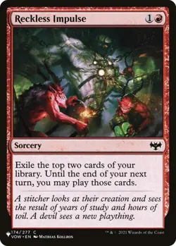 Reckless Impulse The List Reprints Common NM Magic: The Gathering 174/277 Normal - Image 1