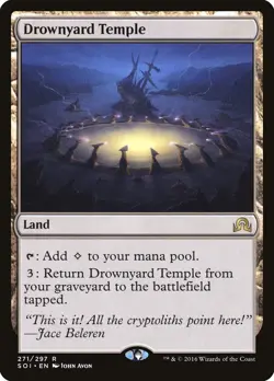 MTG Drownyard Temple ** Shadows over Innistrad ** English (LP) - Image 1