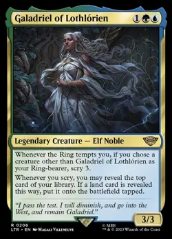 LTR GALADRIEL OF LOTHLORIEN 1x Rare Lord of the Rings MTG NM - Image 1