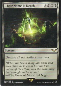 MTG: Warhammer 40,000: Their Name Is Death: Lightly Played Condition - Image 1