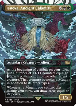 Jenova, Ancient Calamity (Borderless) [FIN - 346] Foil NM EN - Image 1