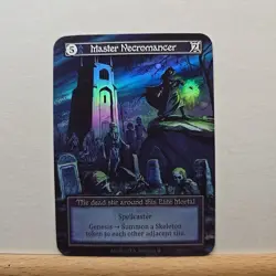 Master Necromancer FOIL Elite Sorcery Contested Realm Gothic - Image 1