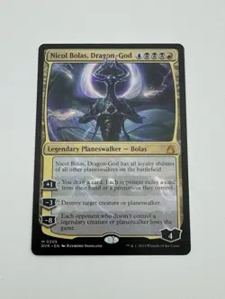 MTG Nicol Bolas, Dragon-God - Ravnica Remastered RVR #205 Magic The Gathering NM - Image 1