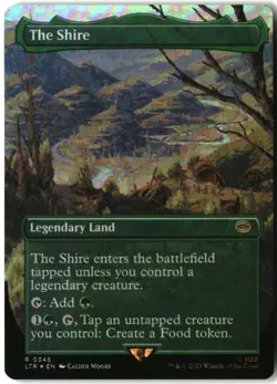 MTG The Shire (Borderless) FOIL R Universes Beyond: The Lord of the Rings: Tales - Image 1
