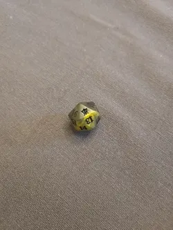 MTG Spindown Die "Dragons of Tarkir" Green/ Gray Color D20 Dice - Image 2