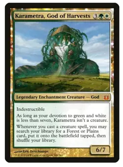 1x MTG Karametra, God of Harvests - Born of the Gods Mythic! NM-Mint! - Image 1