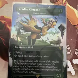 Paradise Chocobo - Birds of Paradise (Borderless) Commander: Final Fantasy Foil - Image 1