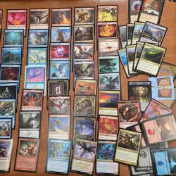 Custom Commander MTG Deck Magic = Grixis Shard Mythic Rare DRAGONS DRAKES Tribes - Image 2