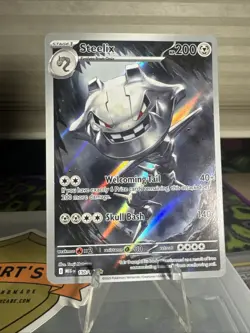 Pokemon TCG Steelix 150/132 Illustration Rare, Mega Evolution - Image 1