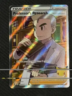 Pokemon Professor's Research Full Art Holo 024/025 Celebrations Card - Image 1