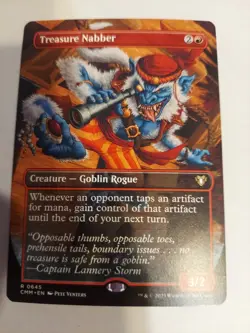 MTG Treasure Nabber - Borderless NM-Mint Commander Masters - Image 1
