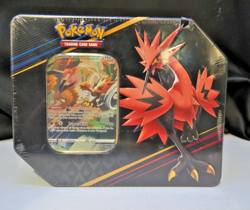 2023 Pokemon Crown Zenith Galarian Zapdos Tin Factory Sealed - Image 1
