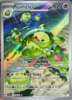 Reuniclus Illustration Rare Holo - 171/162 - Temporal Forces Pokemon 2024 - Image 1