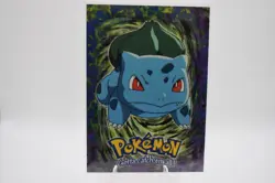 Topps Pokemon Bulbasaur #01 E1/12 1999 The First Movie Black Logo LP - Image 1