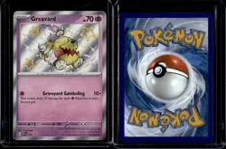 Pokemon - Greavard - SVP070 - SV Paldean Fates - Black Star Promo - Shiny Card - Image 1