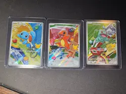 Pokemon First Partner Illustration Collection MEP Bulbasaur Charmander Squirtle - Image 1