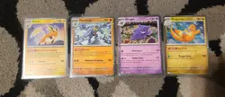Pokemon Sam's Club 151 4 Mini Tin promos Raichu Machamp Gengar (Dragonite Swirl) - Image 1