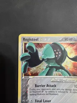 Pokemon Registeel Gold Star 92/92 Legend Maker Holo Hp-MP (Swirl) - Image 2