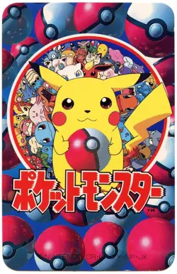 1998 Vintage Fearow/Arbok 6 of Spades Pokemon Televi-kun Poker Playing Card - Image 3