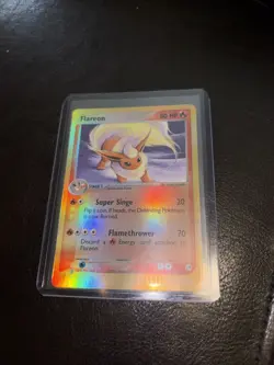 Pokemon Flareon 5/100 Sandstorm Reverse Holo Rare Vintage - Image 1