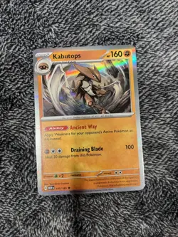 Pokemon - 151 - Kabutops - 141/165 - Holo Rare - ENGLISH - PACK FRESH MINT - Image 1