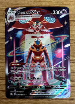2023 Pokemon SWSH Crown Zenith Deoxys VMAX Galarian Gallery #GG45/GG70 NM - Image 1