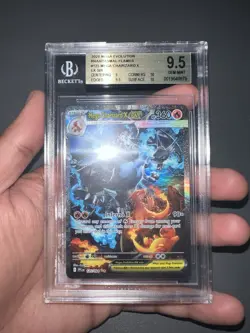 MEGA CHARIZARD X EX SIR 125/094 BGS 9.5 Gem Mint Pokemon Phantasmal Flames 2025 - Image 1