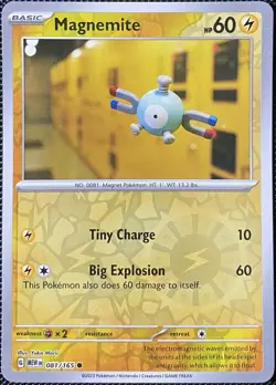 Magnemite 081/165 Sv: Scarlet & Violet 151 Reverse Holo - Pokemon Card - Image 1