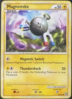 Magnemite 68/102 Triumphant Regular - Pokemon Card - Image 1