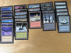 MTG Ice Age 85 cards and starter deck box/manual - Image 3
