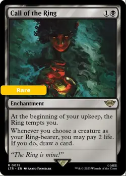 MTG Call of the Ring Lord of the Rings Rare Enchantment NM - Image 1
