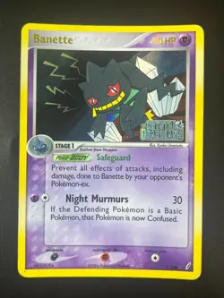 Banette - 1/100 - Holo Rare Ex Crystal Guardians Pokemon 2006 LP - Image 1