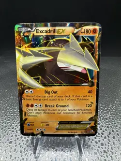 Pokemon TCG - Excadrill EX 82/113 Legendary Treasures Ultra Rare Holo - Image 1