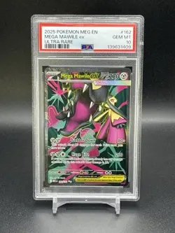 Mega Mawile ex Pokemon Mega Evolution Ultra Rare Holo 162/132 PSA 10 Gem Mint - Image 1