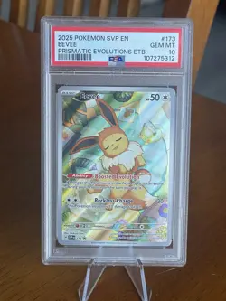 PSA 10 Eevee Promo SVP 173 Prismatic Evolutions ETB Promo Pokemon - Image 3