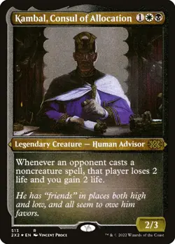 MTG Kambal, Consul of Allocation Etched ** Double Masters 2022 ** English - Image 1