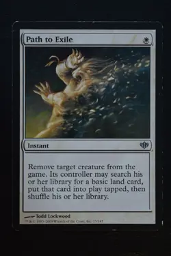 Magic The Gathering MTG PATH TO EXILE Conflux MP Moderately Played - Image 1