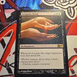 Magic: The Gathering Sanguine Bond Enchantment M14 2013 112/249 - Image 1