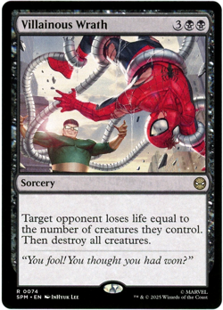 Villainous Wrath - 0074 - Marvel's Spider-Man MTG - NM/M - English - Image 1
