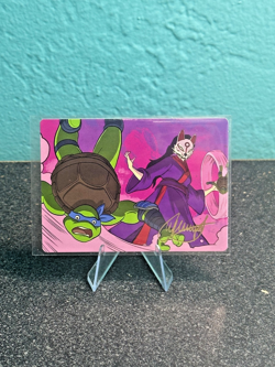 Kitsune's Technique MTG Art Series: Teenage Mutant Ninja Turtles 24/54 Signed - Image 1