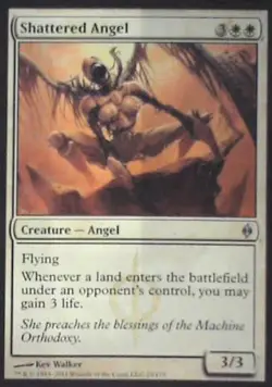 Shattered Angel - New Phyrexia: #23, Magic: The Gathering Nm C263 - Image 1