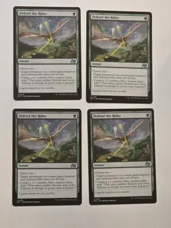 4x Defend The Rider - Aetherdrift - Near Mint - MTG - Image 1