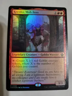 MTG KRENKO, MOB BOSS FOIL 204 EX-MINT FREE SHIP!!! - Image 1